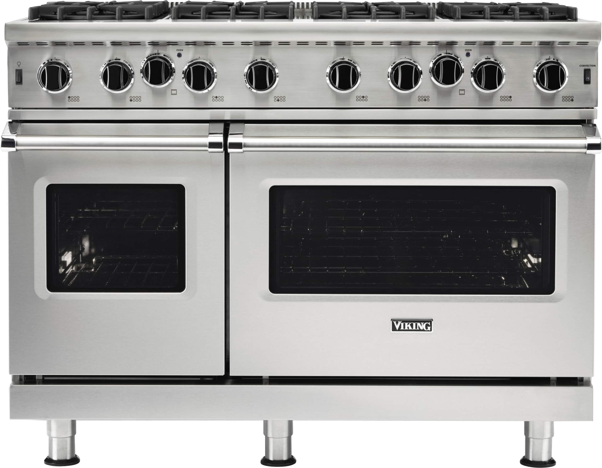 Viking - 5-Series 48"W Gas Open Burner Range - Stainless Steel product image