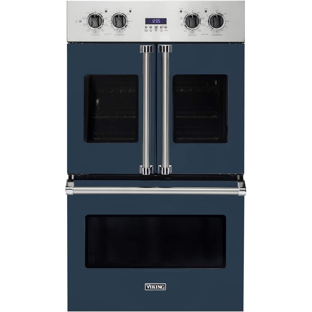Viking - Professional 7 Series 30" Built-In Double Electric Convection Wall Oven - Blue product image