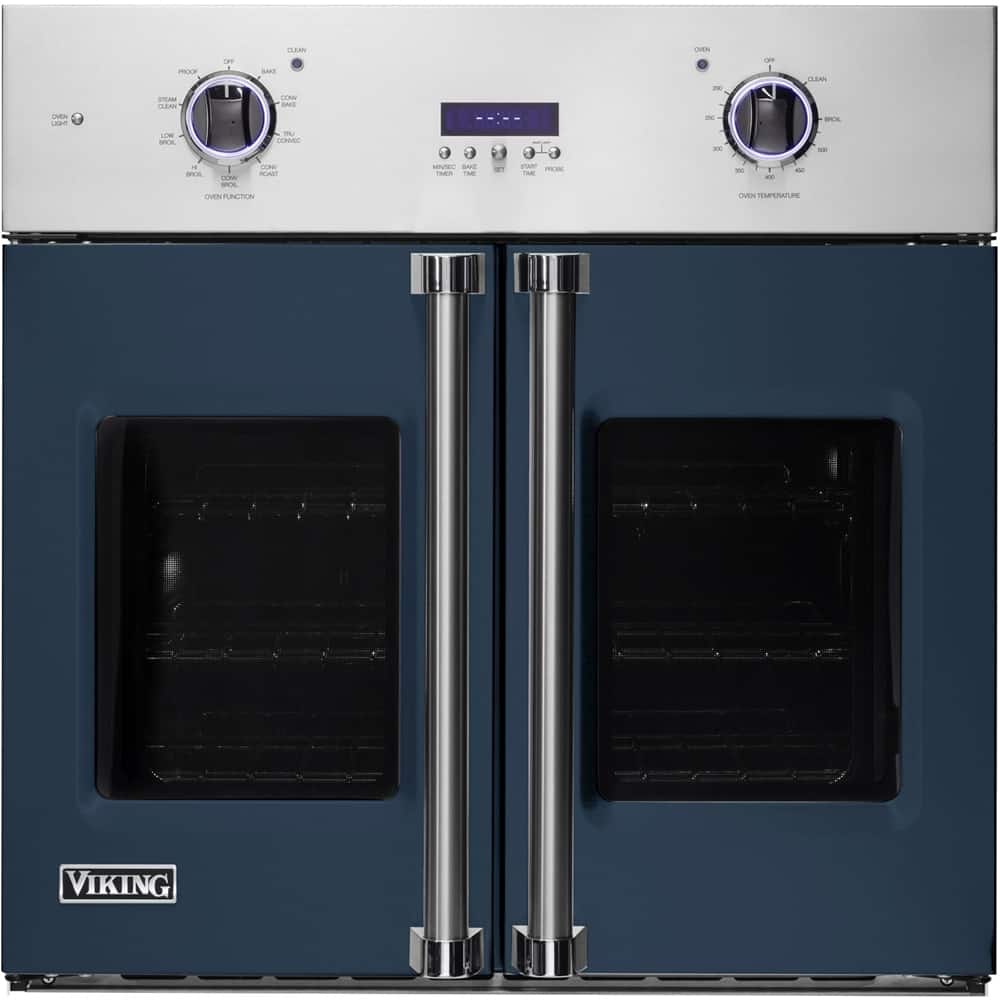 Viking - Professional 7 Series 30" Built-In Single Electric Convection Oven - Slate Blue product image