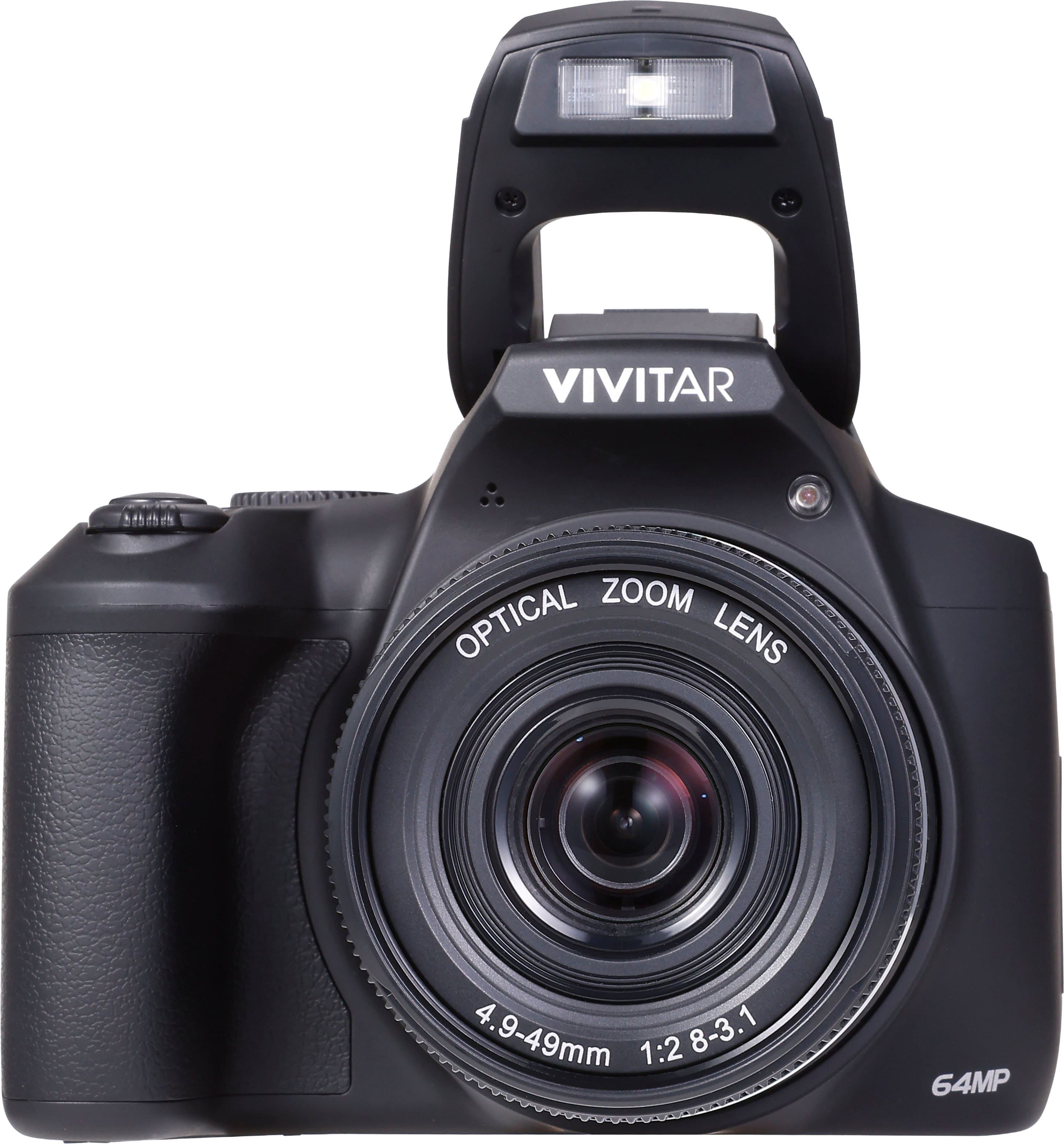 Vivitar - 4K (2160) Video Hybrid Optical Zoom Bridge Camera with Lens - Black product image