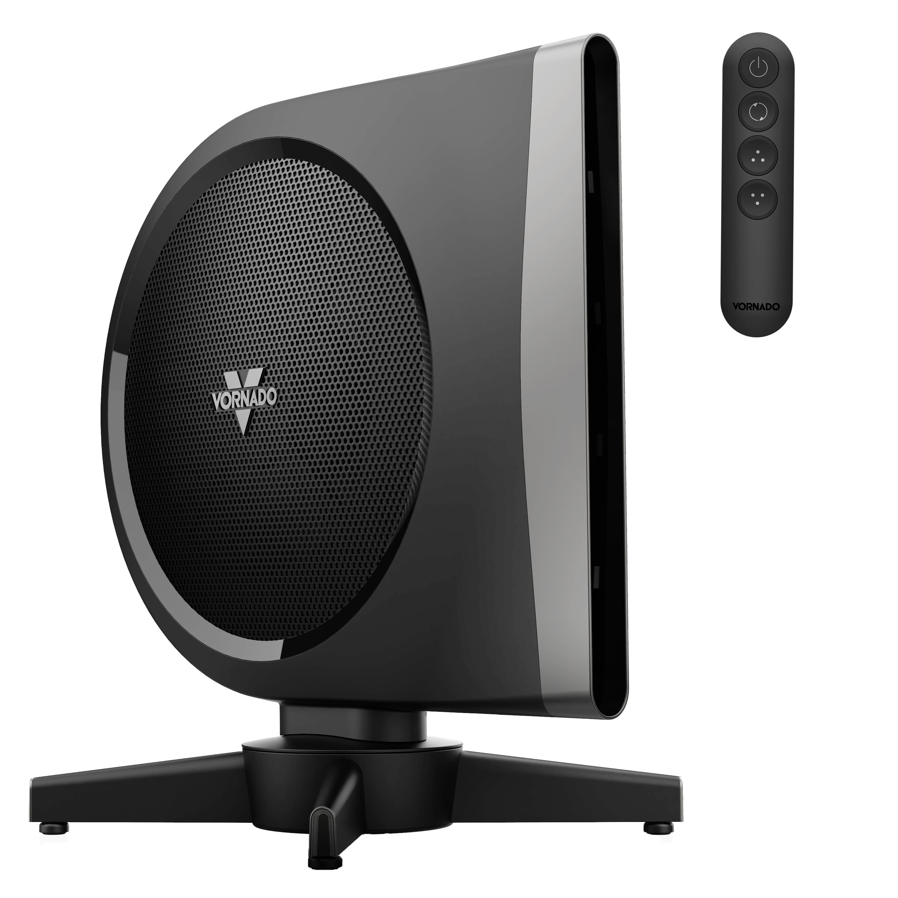 Vornado - Strata Compact Oscillating Floor Fan with Remote, Tower Fan for Whole Room Circulation - Black product image