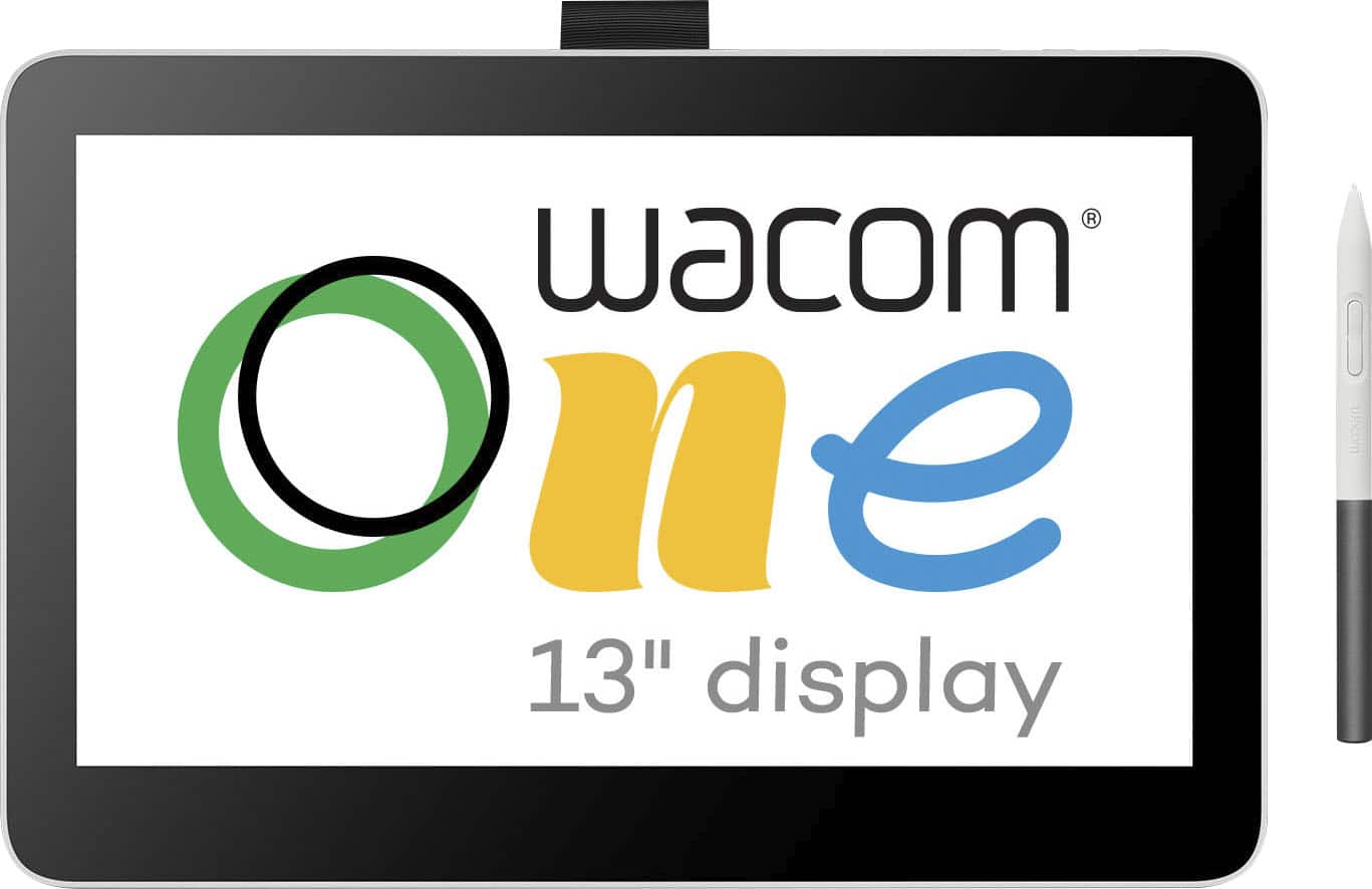 Wacom - One 13 Touch (2023 version) - 13.3" Pen & Touch Display Drawing Tablet - White product image