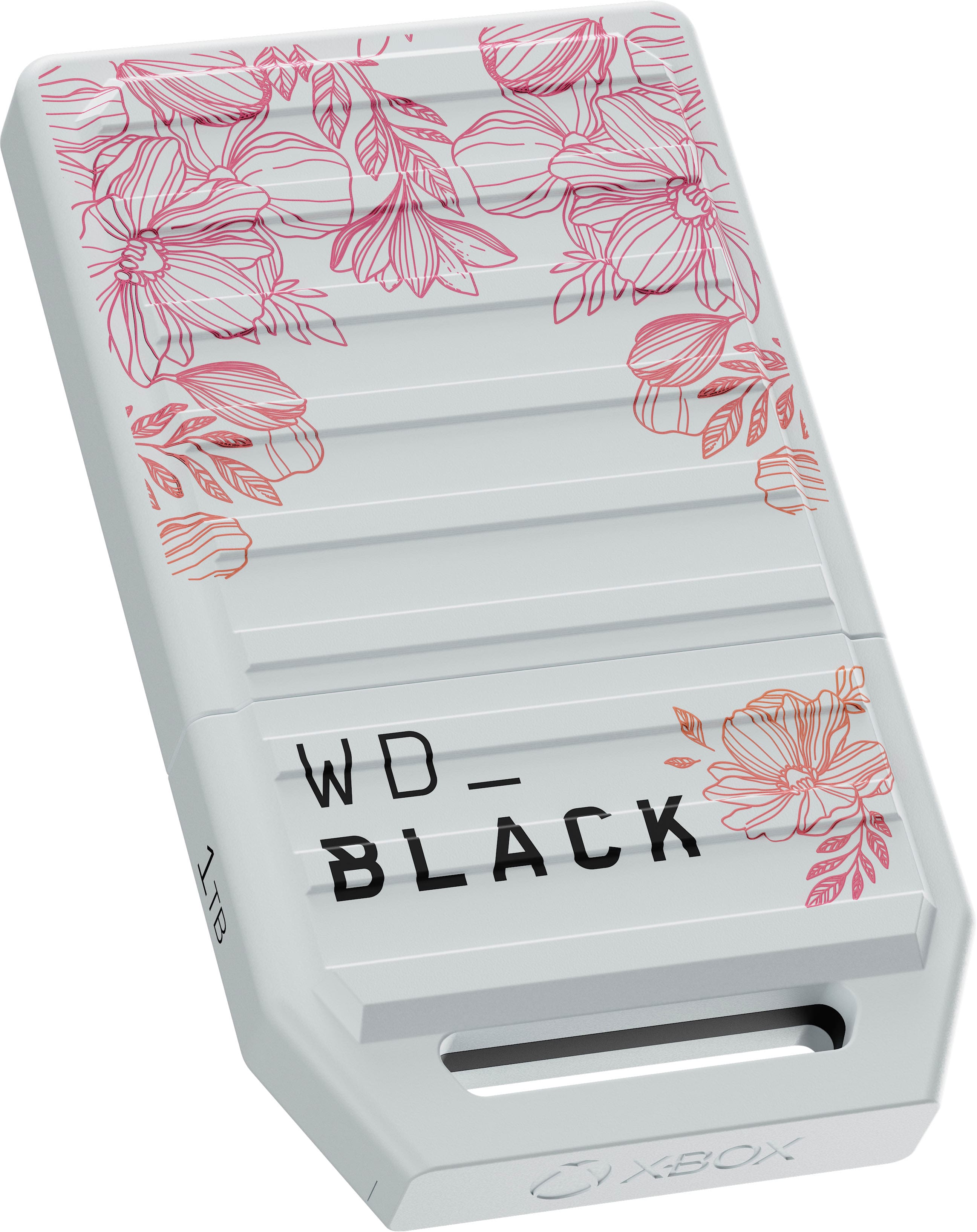 WD - BLACK C50 1TB Storage Expansion Card for Xbox Series X|S Gaming Console SSD Summer Collection Floral - White product im…