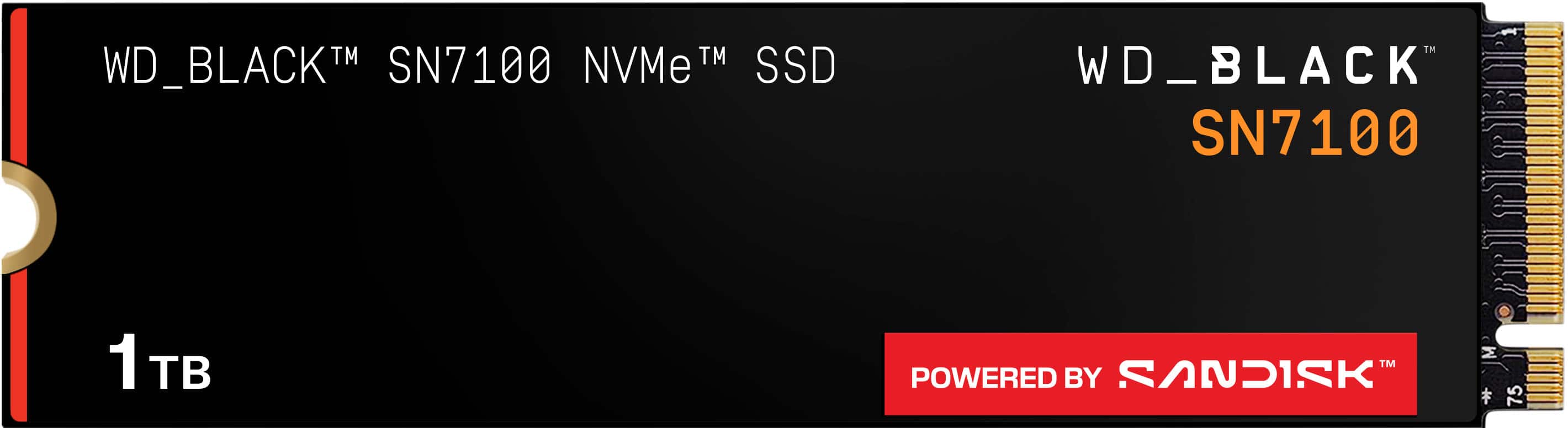 WD - BLACK SN7100 1TB Internal SSD Gen 4 x4 NVMe product image