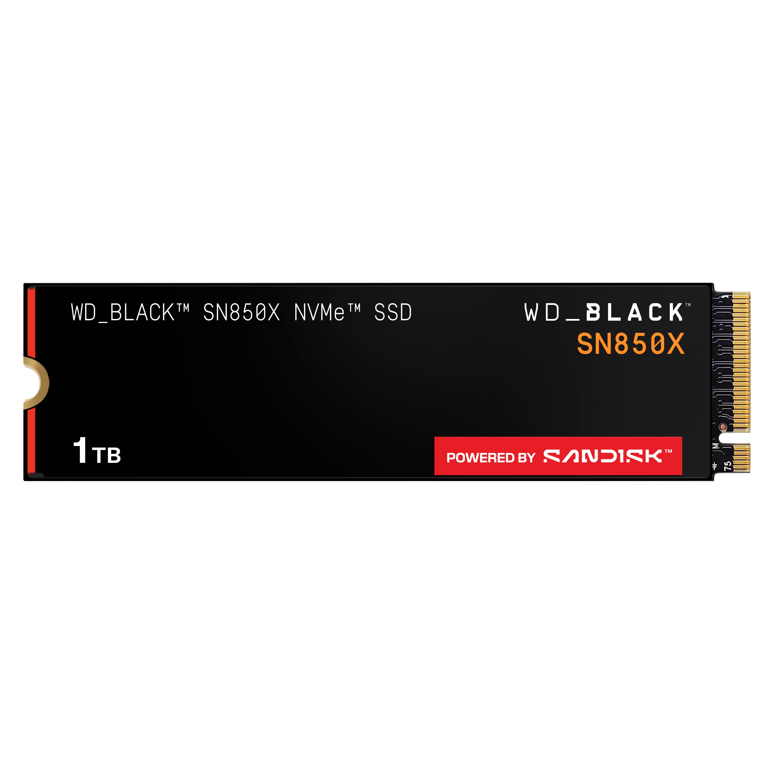 WD - BLACK SN850X 1TB Internal SSD PCIe Gen 4 x4 NVMe product image