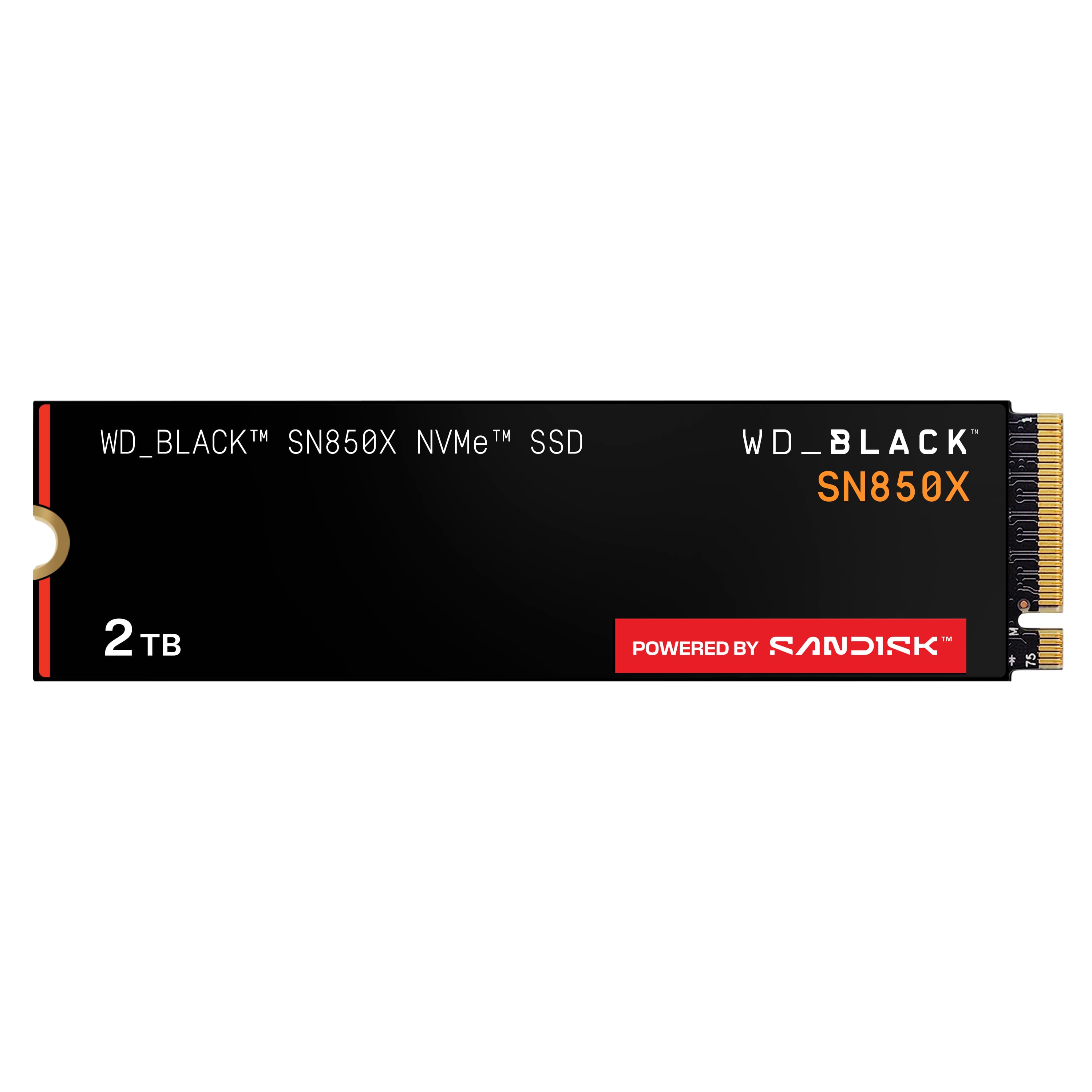 WD - BLACK SN850X 2TB Internal SSD PCIe Gen 4 x4 NVMe product image