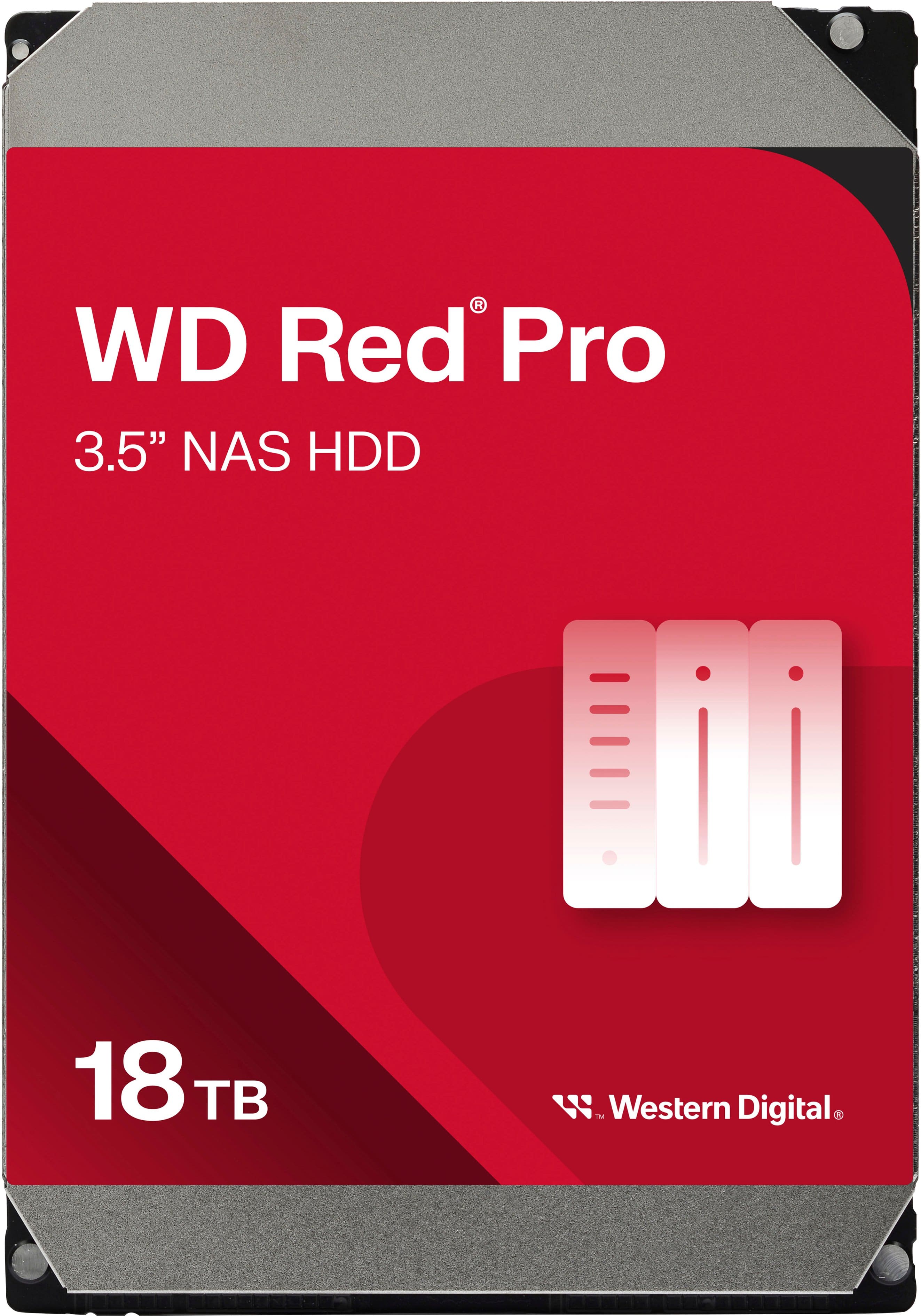 WD - Red Pro 18TB NAS Internal Hard Drive product image