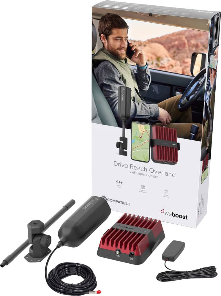 weBoost - Drive Reach Overland Cell Phone Signal Booster Kit for Vehicles - Red product image