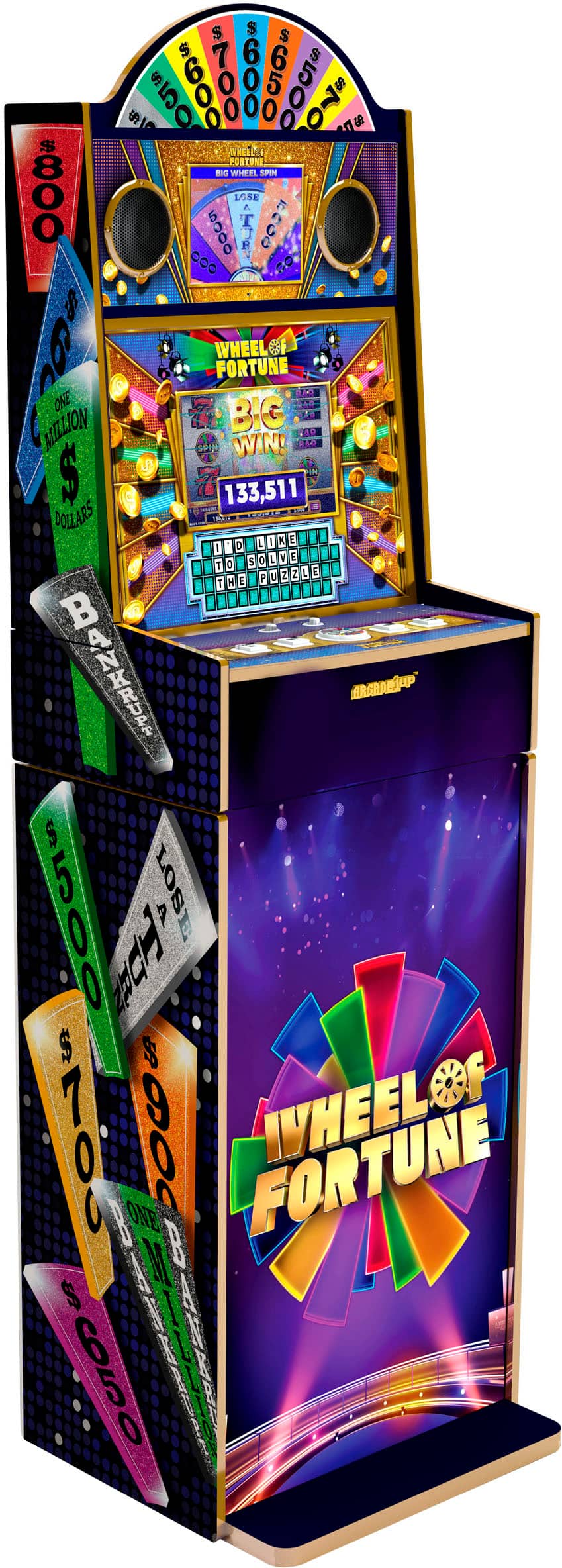 Wheel of Fortune Casinocade Deluxe Arcade Game product image