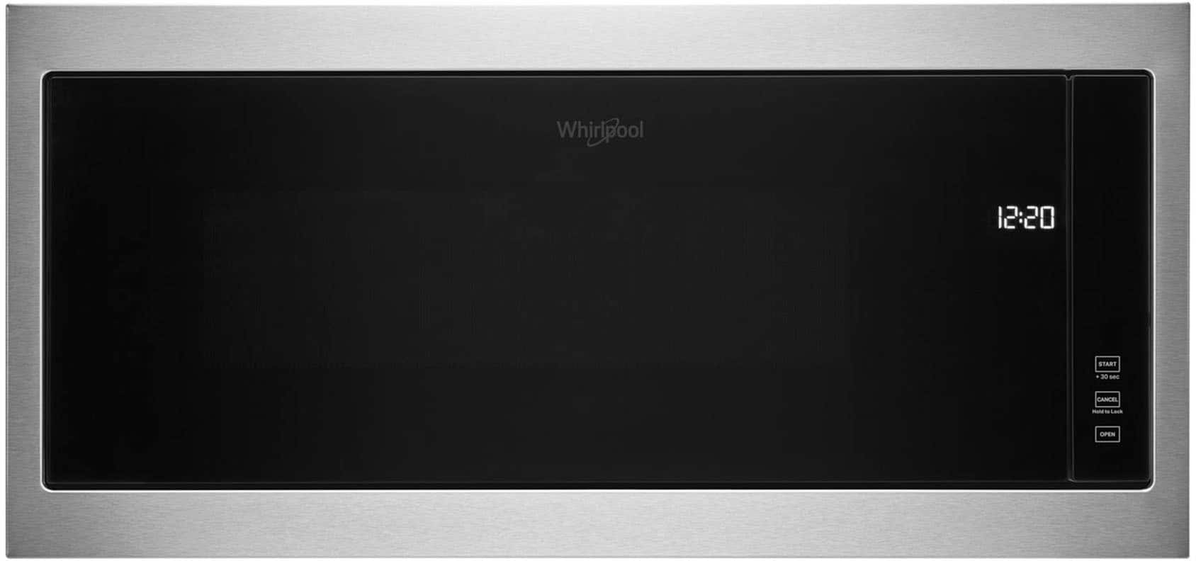 Whirlpool - 1.1 Cu. Ft. Built-In Microwave with Slim Trim Kit - Stainless Steel product image