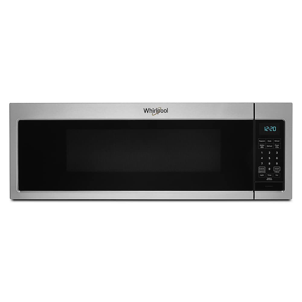 Whirlpool - 1.1 Cu. Ft. Low Profile Over-the-Range Microwave Hood with 2-Speed Vent - Stainless Steel product image