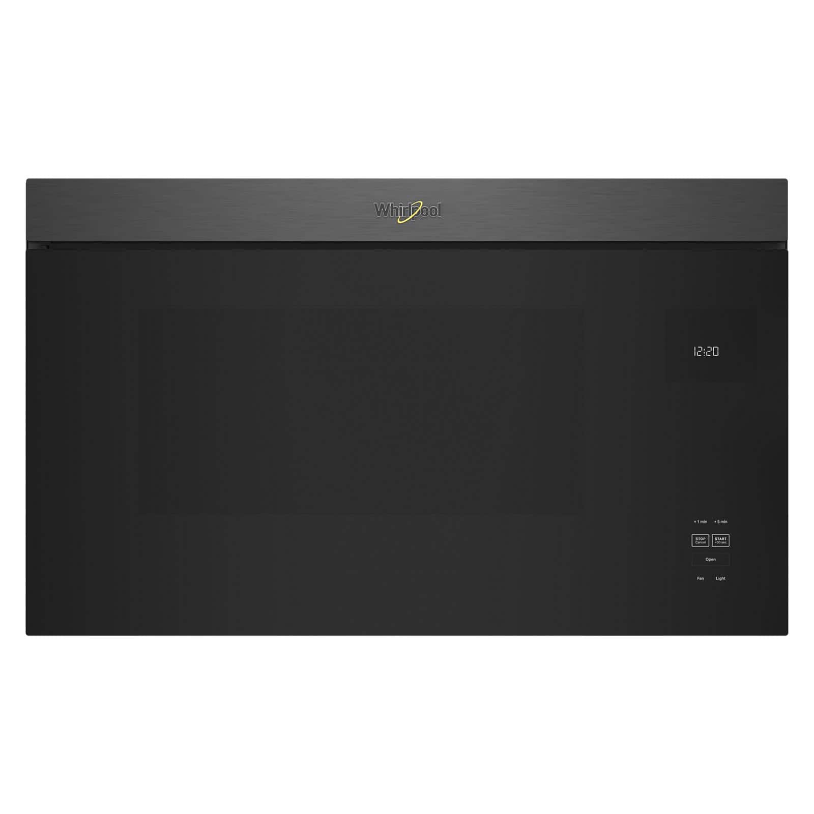 Whirlpool - 1.1 Cu. Ft. Over-the-Range Microwave with Flush Built-in Design - Black product image