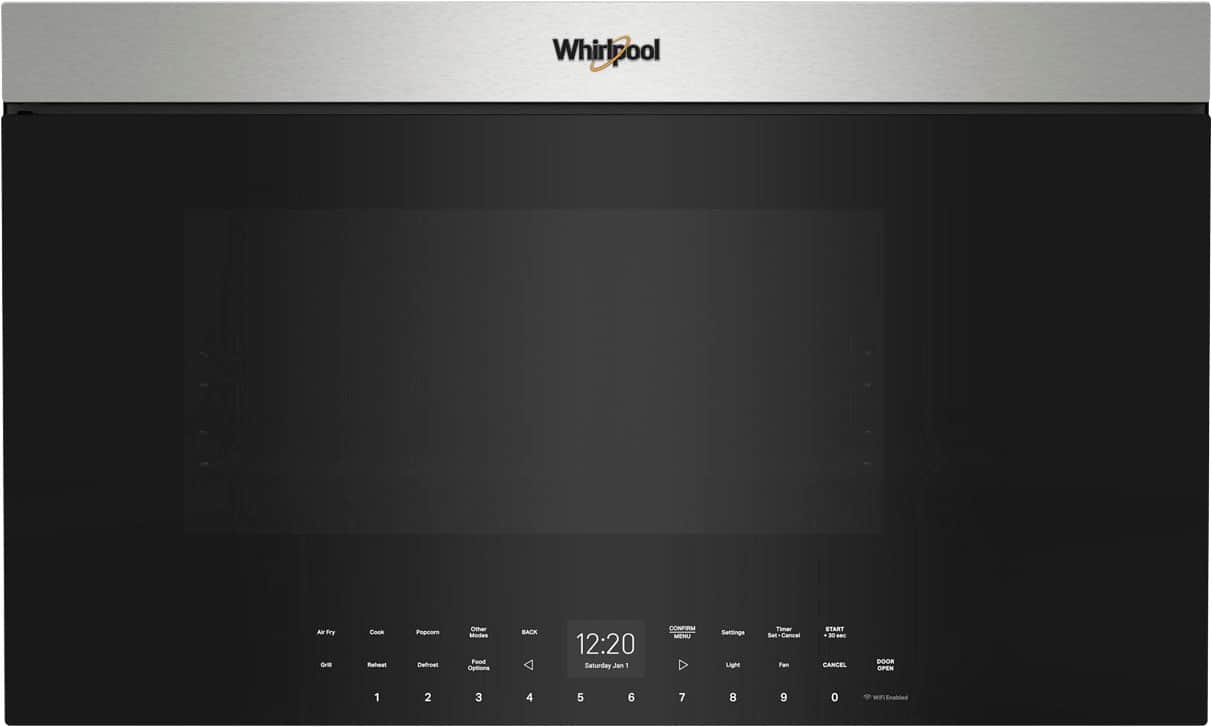 Whirlpool - 1.1 Cu. Ft. Over the Range Microwave with Flush Built-In Design - Stainless Steel product image