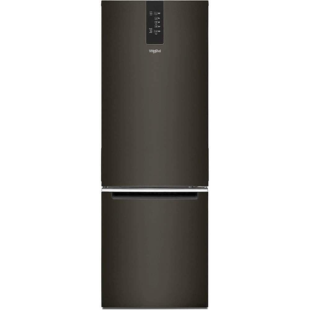 Whirlpool - 12.7 Cu. Ft. Bottom-Freezer Counter-Depth Refrigerator - Black Stainless Steel product image