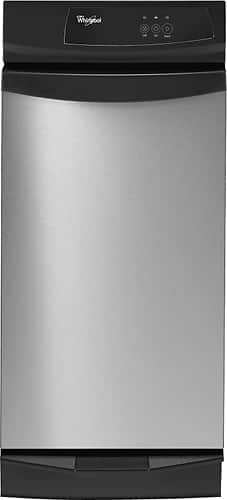 Whirlpool - 1.4 Cu. Ft. Built-In Trash Compactor - Stainless Steel product image