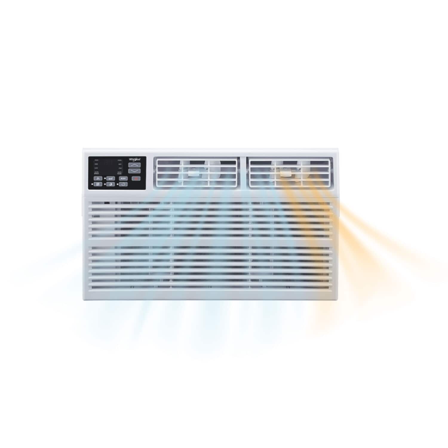 Whirlpool - 1,500 Sq. Ft. 23,200 BTU 230V Window Mounted Air Conditioner with Supplemental Heat - White product image