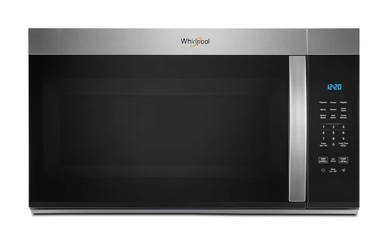 Whirlpool - 1.7 Cu. Ft. Over-the-Range Microwave with 1000-Watts Cooking Power - Stainless Steel product image