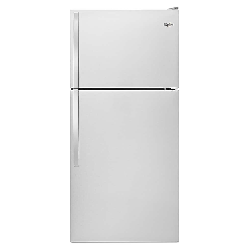 Whirlpool - 18.2 Cu. Ft. Top-Freezer Refrigerator - Monochromatic Stainless Steel product image