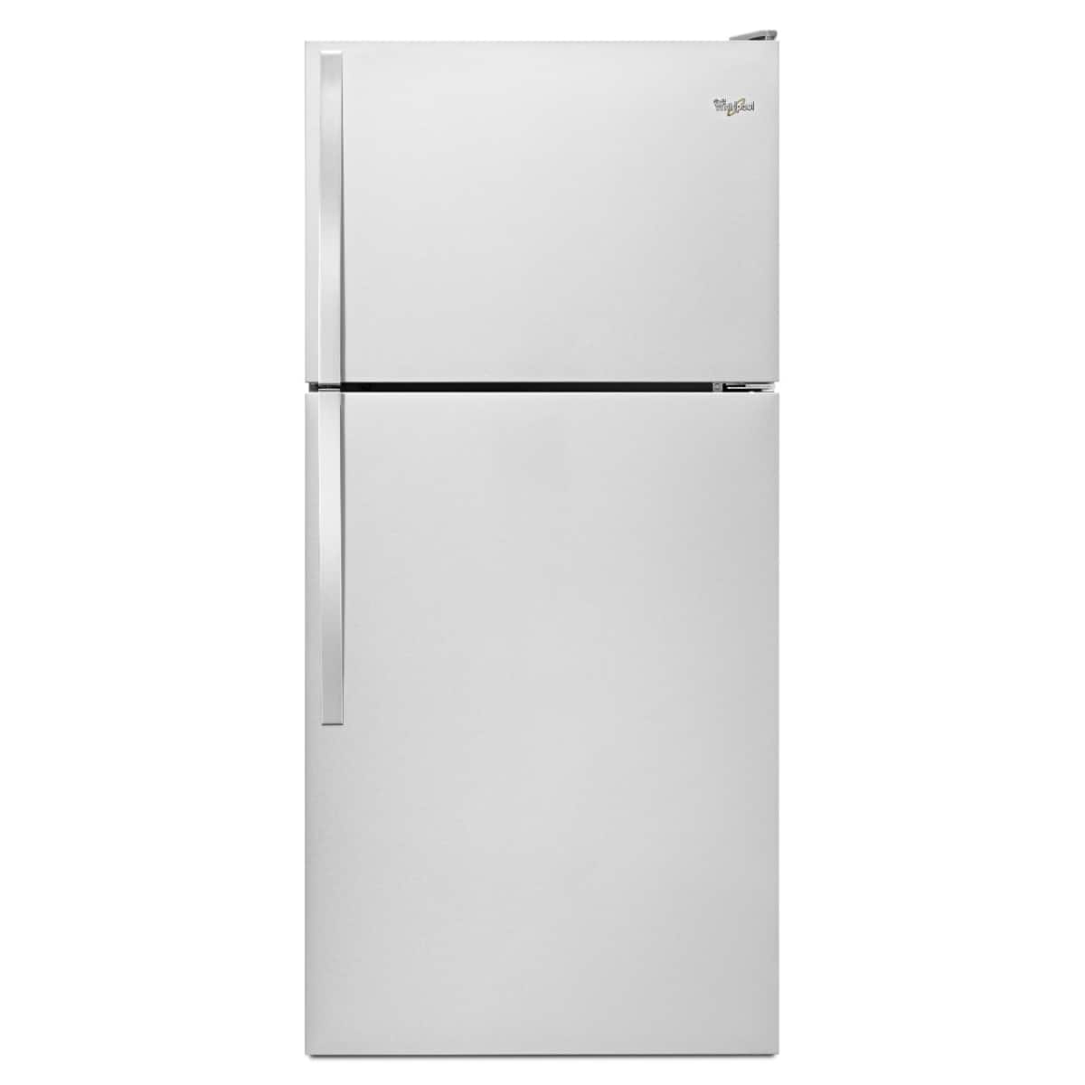 Whirlpool - 18.2 Cu. Ft. Top-Freezer Refrigerator - Monochromatic Stainless Steel product image
