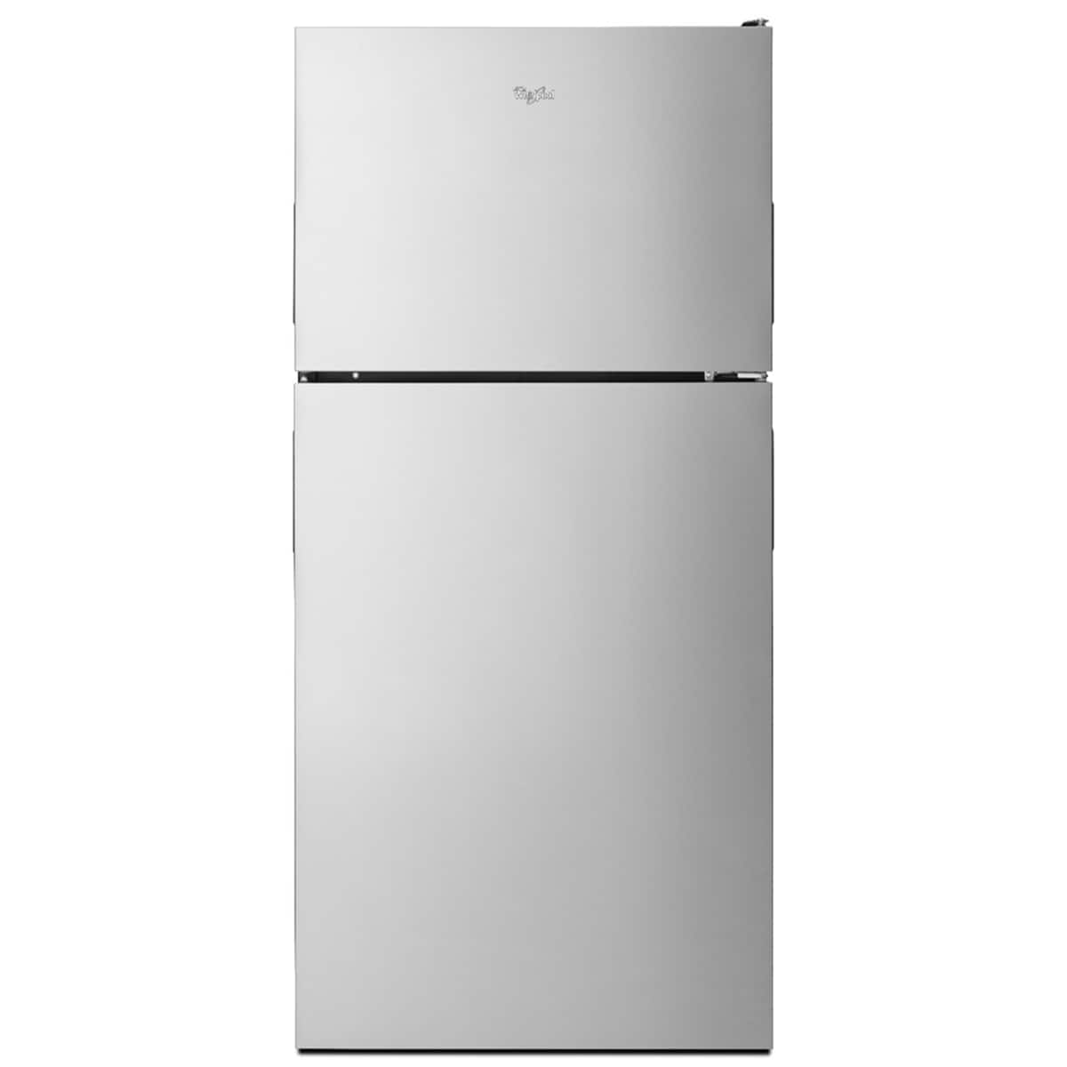 Whirlpool - 18.2 Cu. Ft. Top-Freezer Refrigerator - Stainless Steel product image