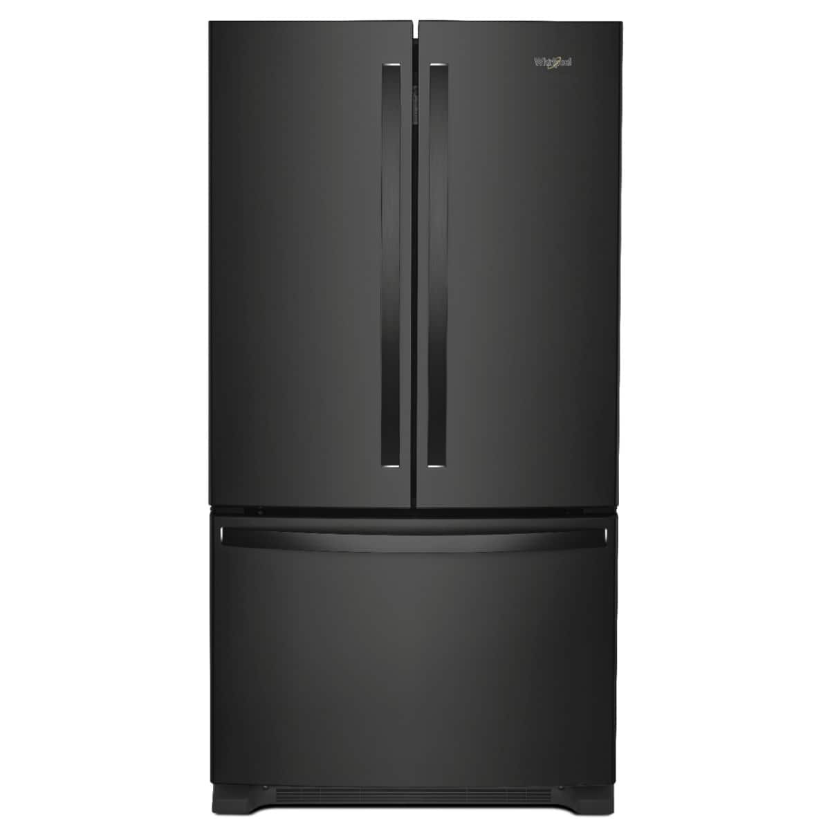 Whirlpool - 20 Cu. Ft. French Door Bottom Mount Counter-Depth Refrigerator - Black product image