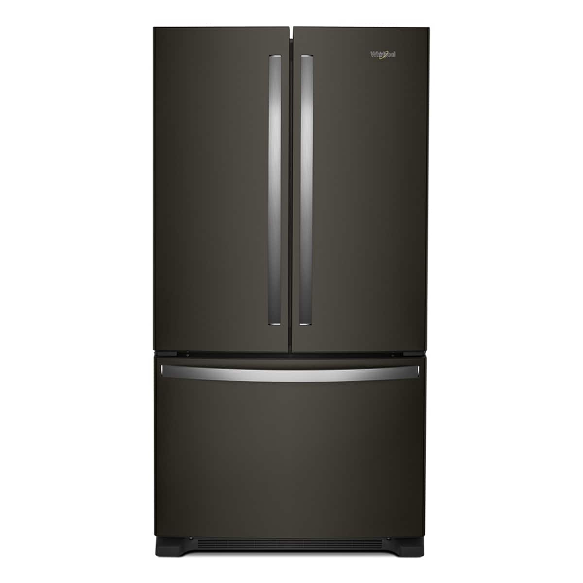 Whirlpool - 20 Cu. Ft. French Door Bottom Mount Counter-Depth Refrigerator - Print Resist Blk Stnlss product image