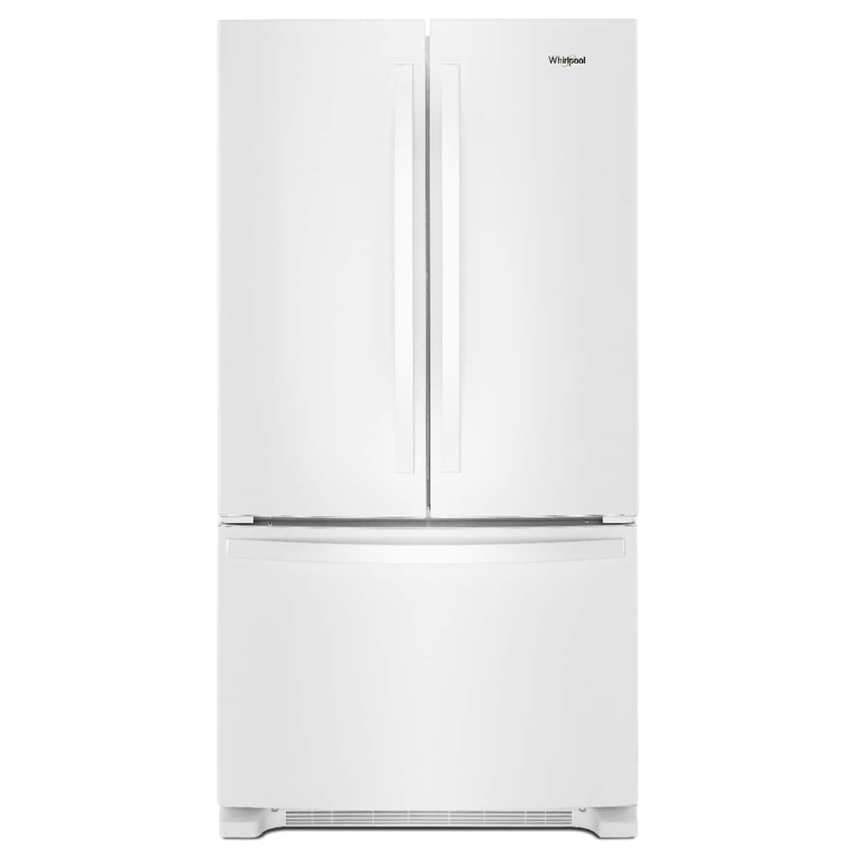 Whirlpool - 20 Cu. Ft. French Door Bottom Mount Counter-Depth Refrigerator - White product image