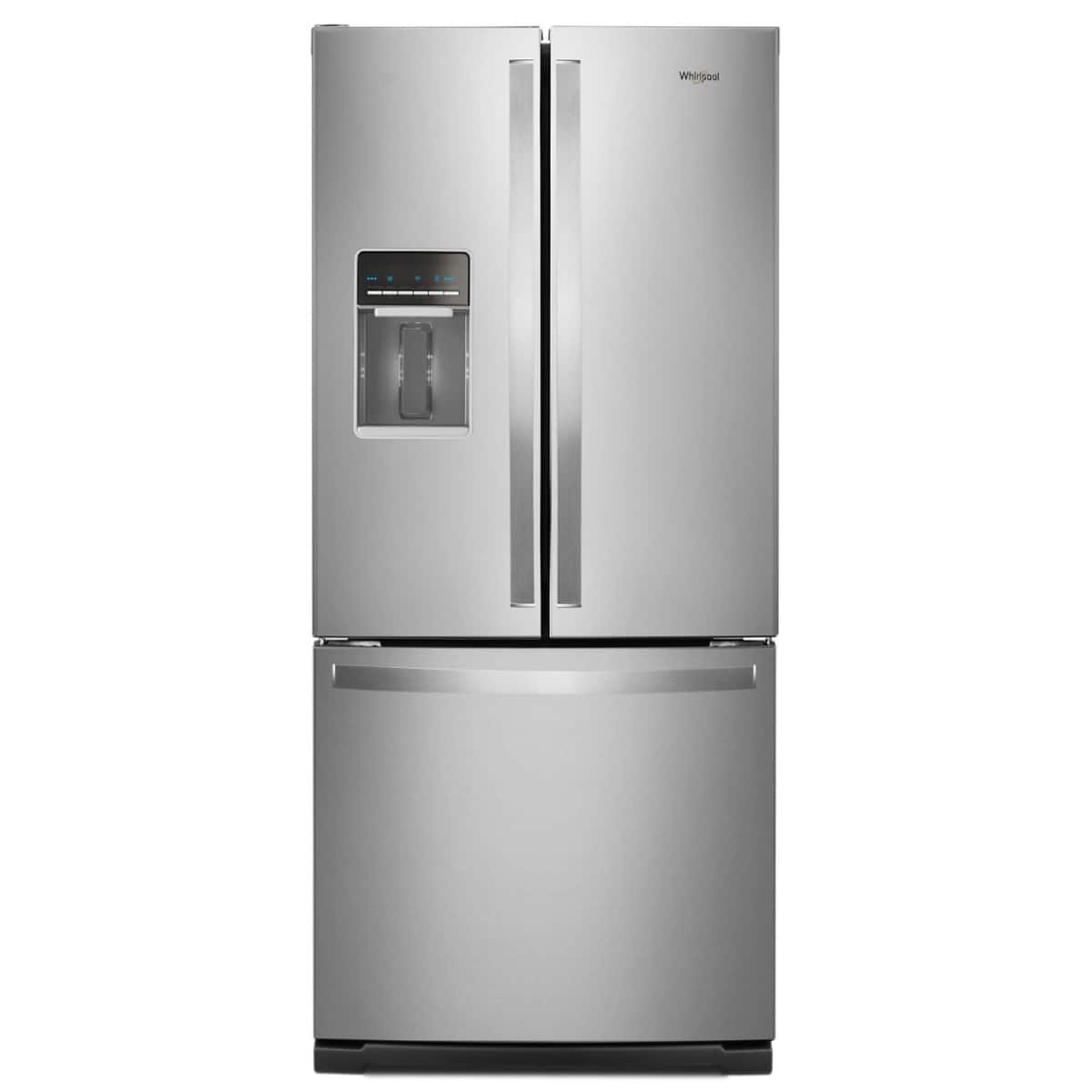 Whirlpool - 20 Cu.ft Wide French Door Refrigerator - Fingerprint Resistant - Stainless Steel product image