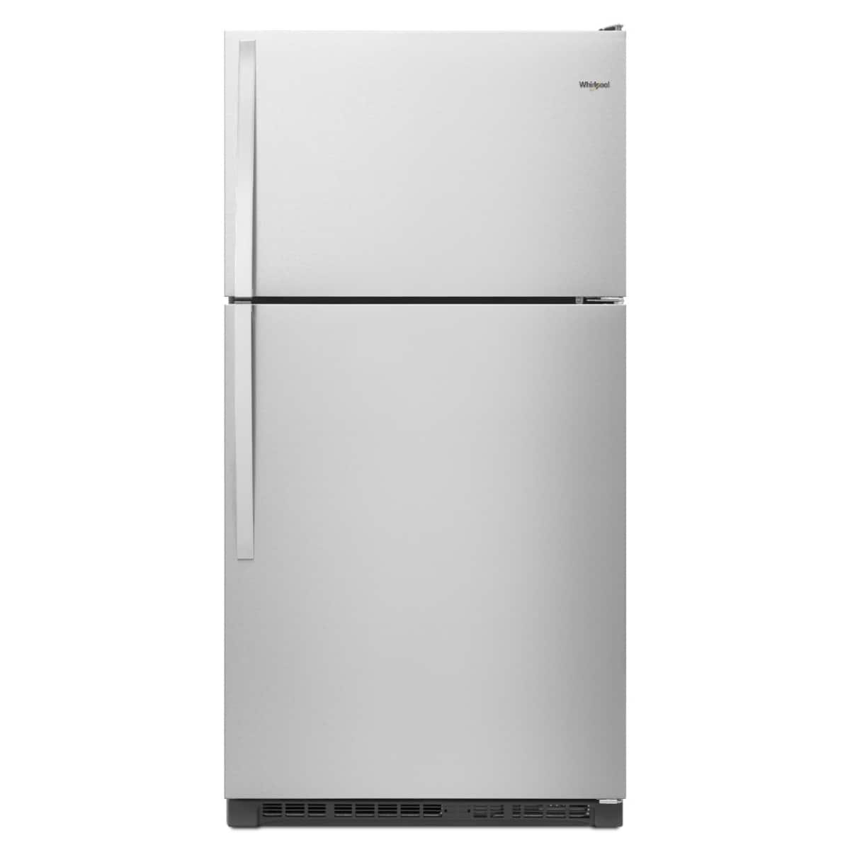 Whirlpool - 20.5 Cu. Ft. Top-Freezer Refrigerator - Fingerprint Resistant - Stainless Steel product image
