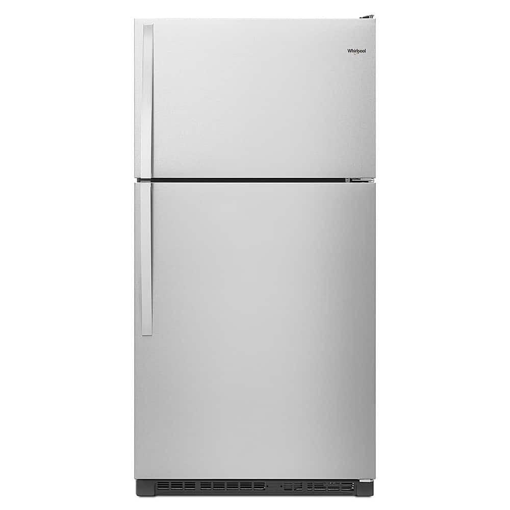 Whirlpool - 20.5 Cu. Ft. Top-Freezer Refrigerator - Stainless Steel product image