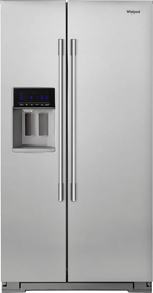 Whirlpool - 20.6 Cu. Ft. Side-by-Side Counter-Depth Refrigerator - Stainless Steel product image