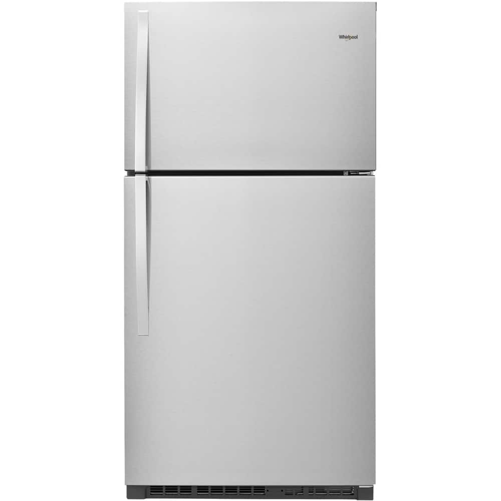 Whirlpool - 21.3 Cu. Ft. Top-Freezer Refrigerator - Stainless Steel product image