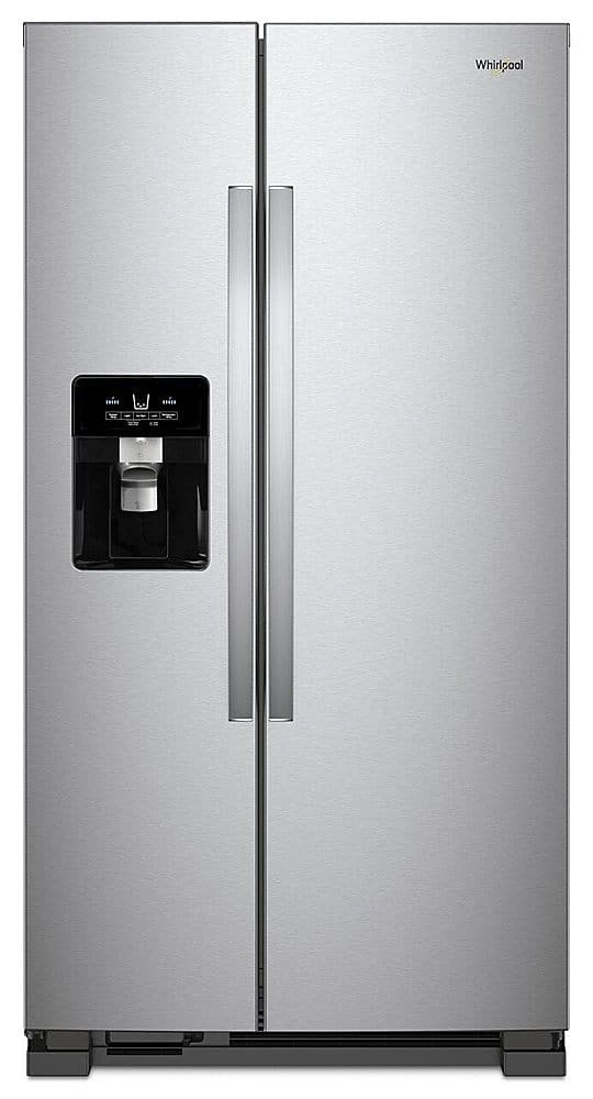 Whirlpool - 21.4 Cu. Ft. Side-by-Side Refrigerator with Fingerprint Resistant - Stainless Steel product image