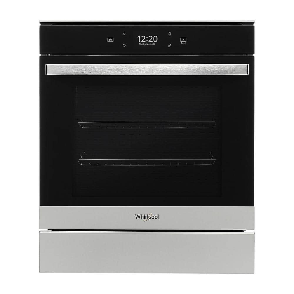 Whirlpool - 24" Built-In Single Electric Convection Wall Oven with Adjustable Self-Clean Cycle - Black product image