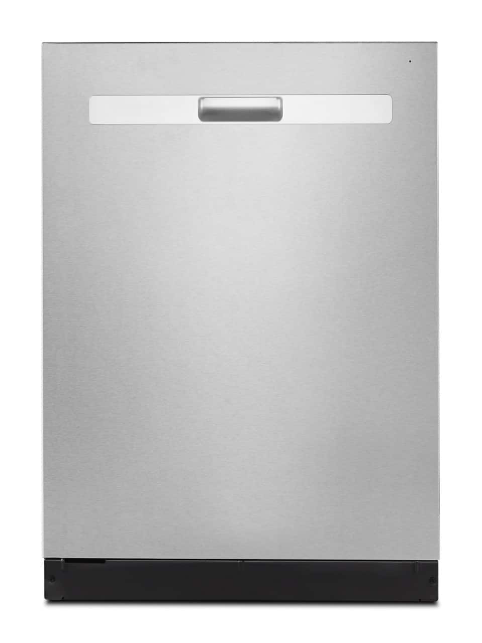 Whirlpool - 24 - Top Control Built-In Hybrid with Stainless Steel Tub Dishwasher with 3rd Rack, Fan Dry, 51 dBA - Stainless…