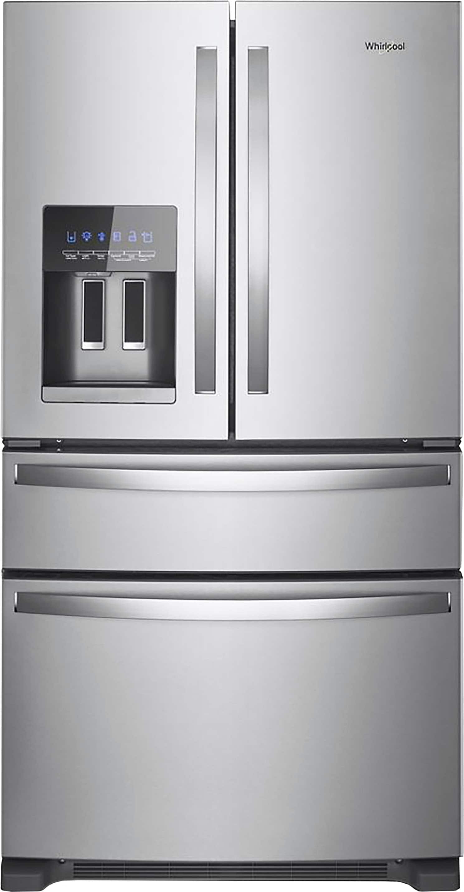 Whirlpool - 25 Cu. Ft. Wide French Door Bottom Mount Refrigerator with Two-Tier Freezer Storage - Stainless Steel product im…
