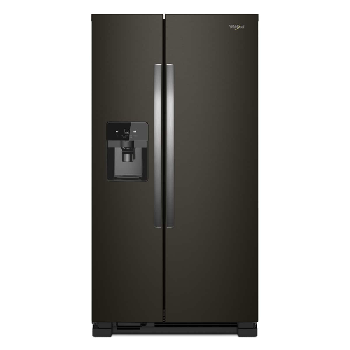 Whirlpool - 25 Cu Ft. Wide Side-by-Side Refrigerator - Black Stainless Steel product image