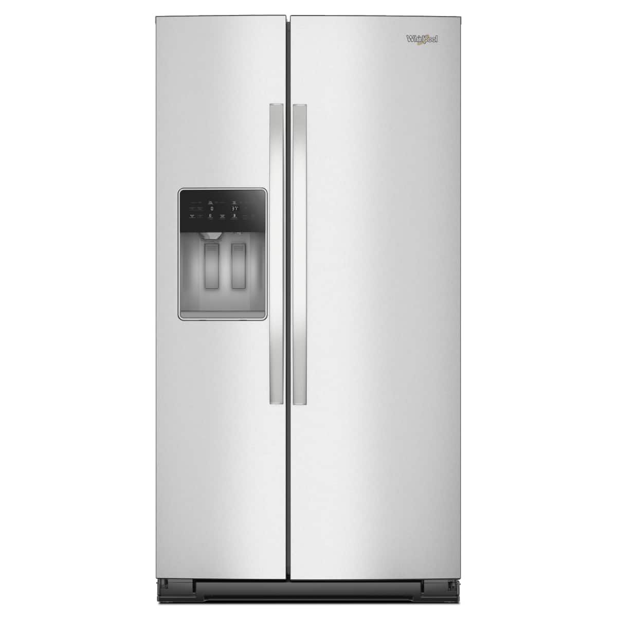 Whirlpool - 28.7 Cu. Ft. Side-by-Side Refrigerator with TruCool System - Fingerprint-Resistant Stainless Finish product image