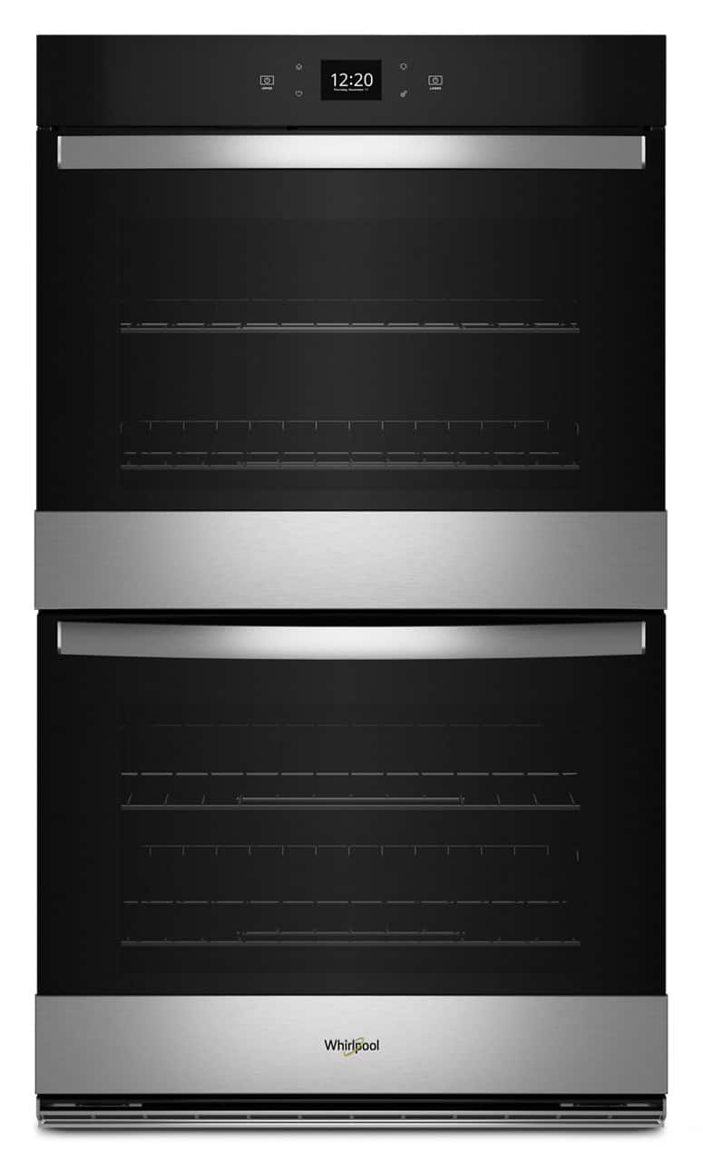 Whirlpool - 30" Built-In Electric Convection Double Wall Oven with Air Fry When Connected - Stainless Steel product image