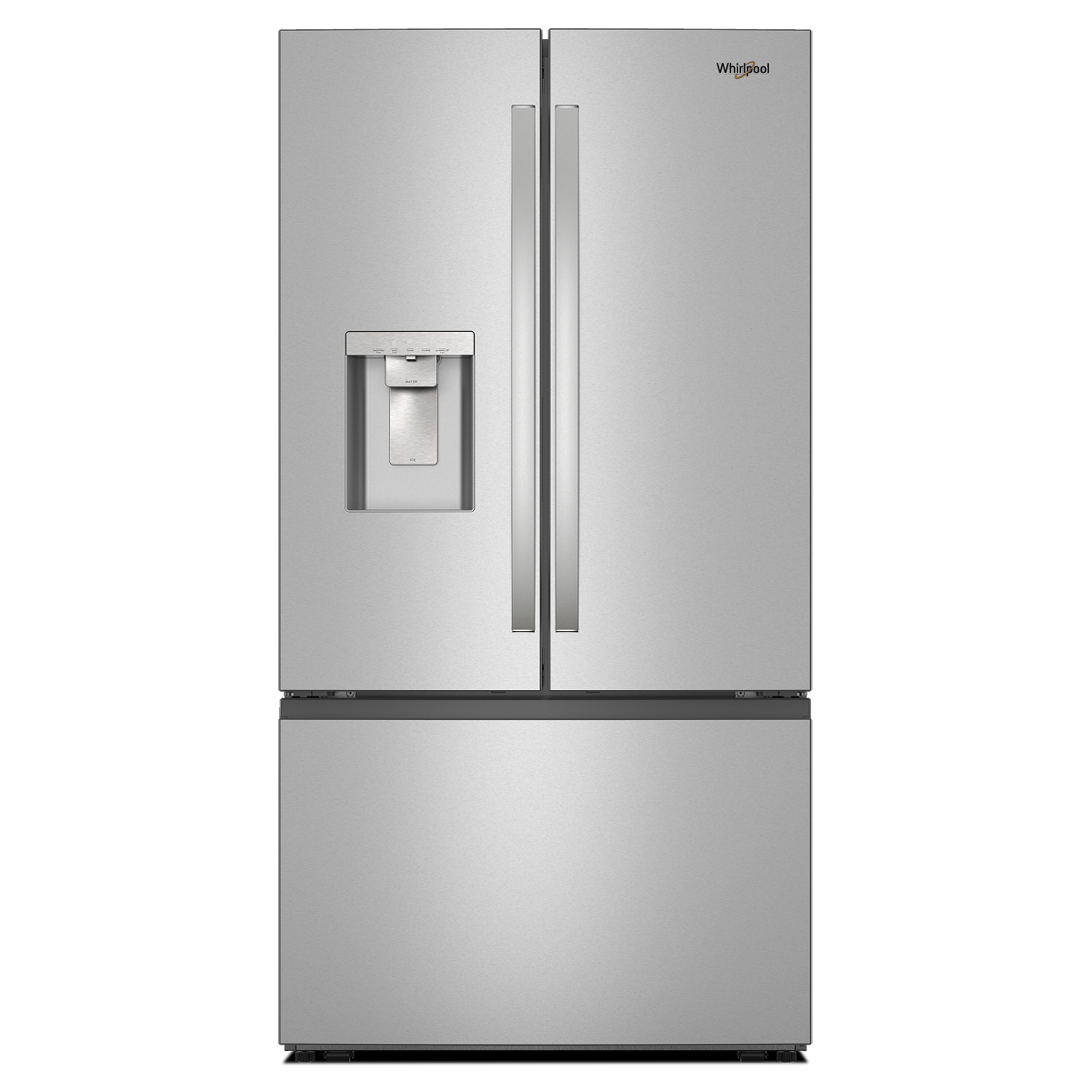 Whirlpool - 30 Cu. Ft. French Door Refrigerator with In-Door Water and Ice Maker - Fingerprint-Resistant Stainless Finish pr…