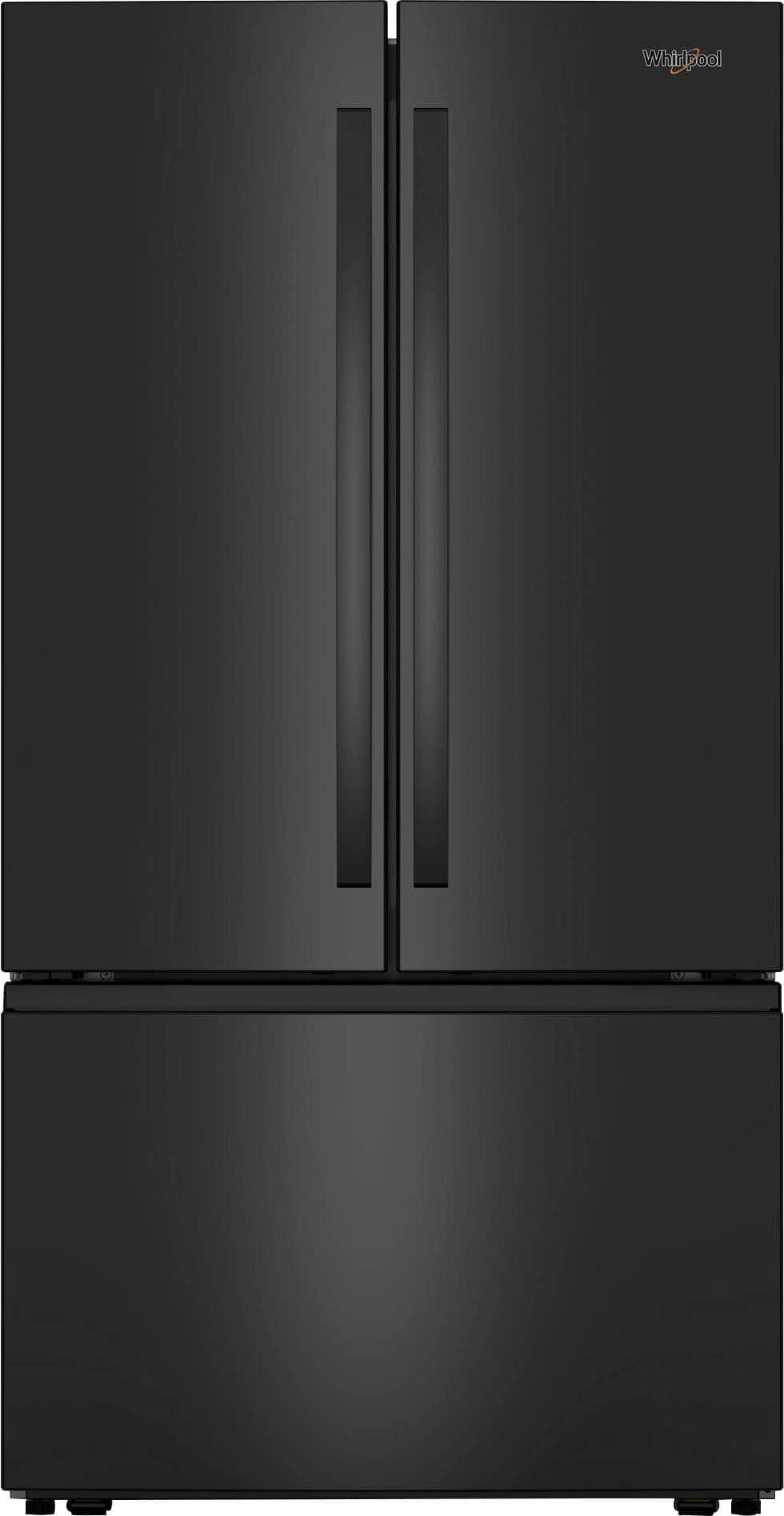 Whirlpool - 31 Cu.Ft. French Door Refrigerator with Ice Maker and Family-Sized Capacity - Black product image