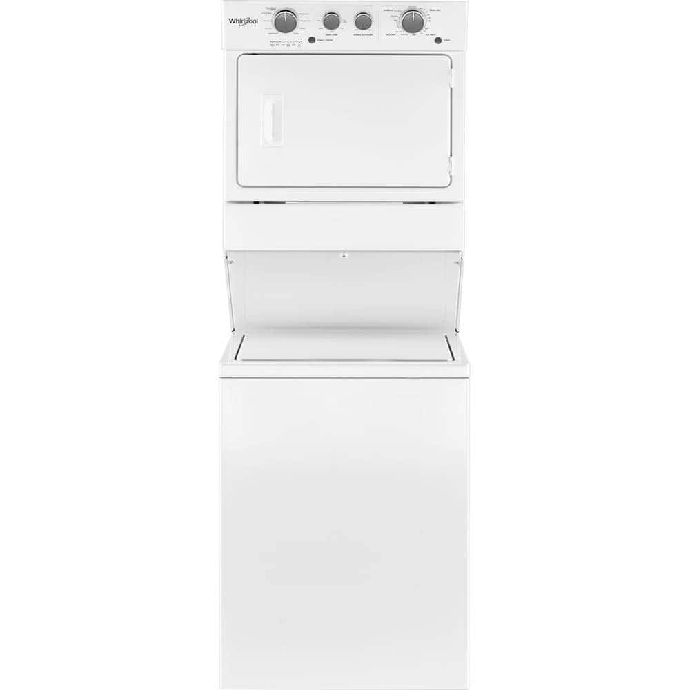 Whirlpool - 3.5 Cu. Ft. Top Load Washer and 5.9 Cu. Ft. Electric Dryer with Dual Action Agitator - White product image