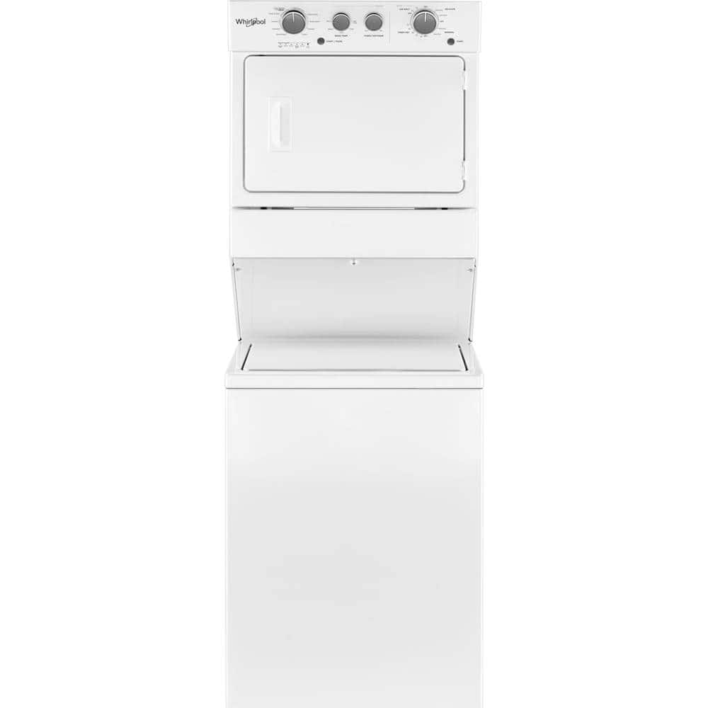Whirlpool - 3.5 Cu. Ft. Top Load Washer and 5.9 Cu. Ft. Gas Dryer with Dual Action Agitator - White product image