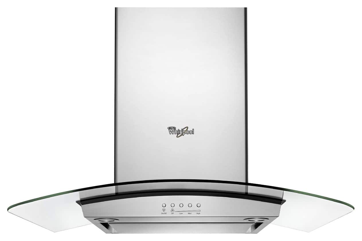 Whirlpool - 36 inches - Convertible - Island Range Hood - Stainless Steel product image