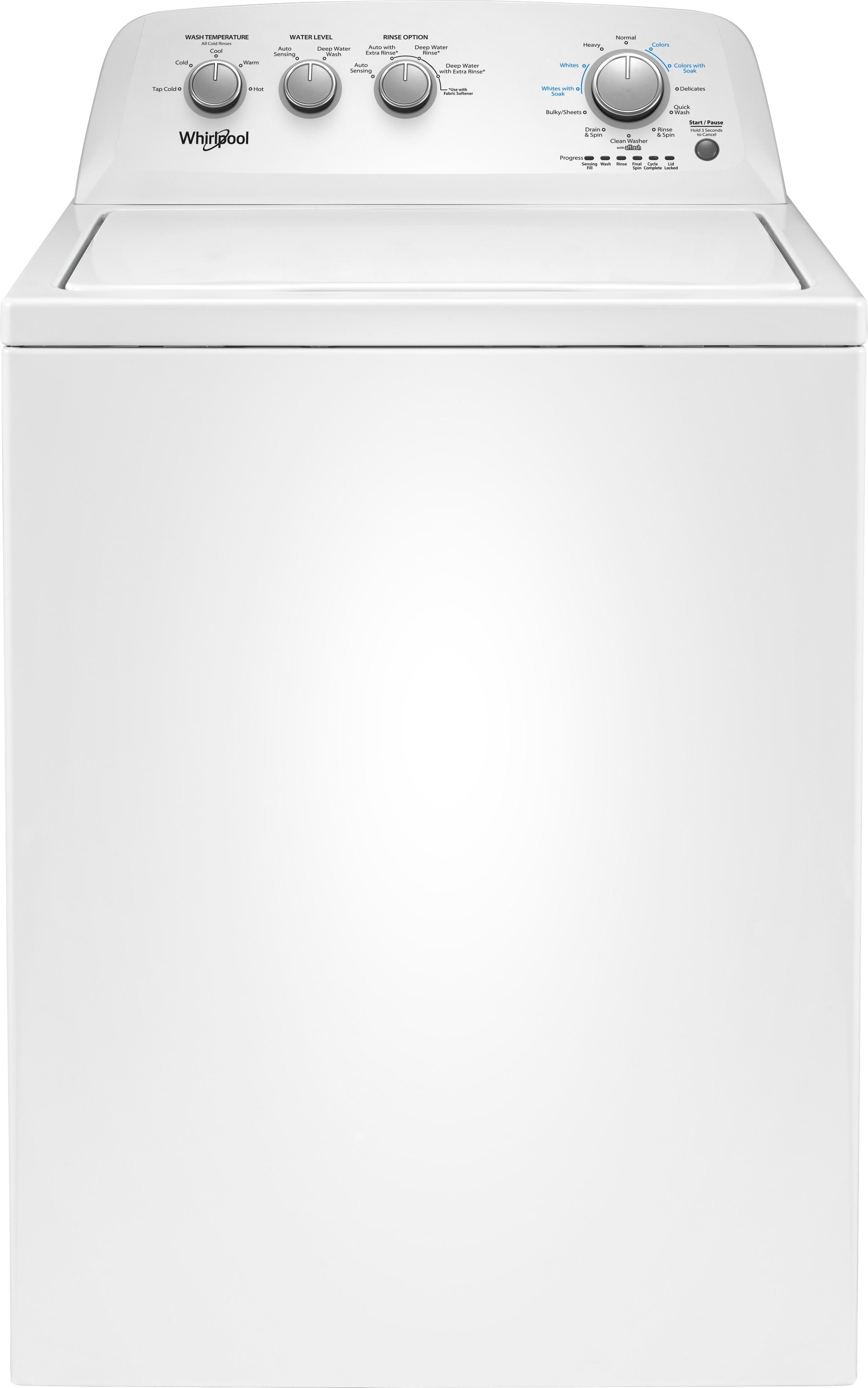 Whirlpool - 3.9 Cu. Ft. 12-Cycle Top-Loading Washer - White product image