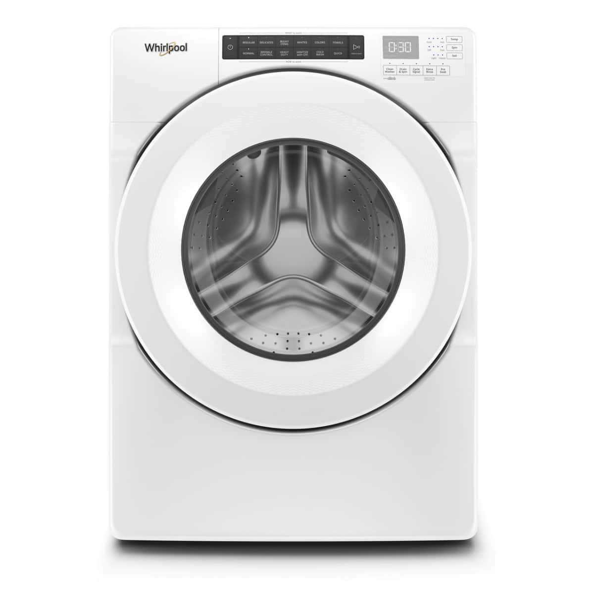 Whirlpool - 4.3 Cu. Ft. High Efficiency Stackable Front Load Washer with 35 Cycle Options - White product image