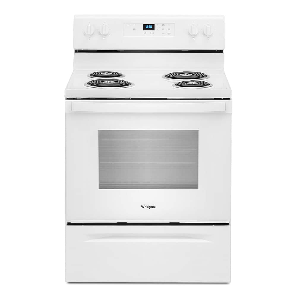Whirlpool - 4.8 Cu. Ft. Freestanding Electric Range with Keep Warm Setting - White product image