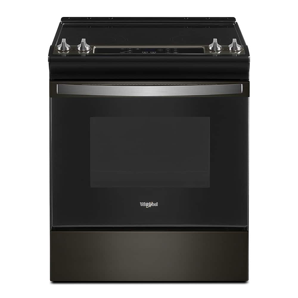 Whirlpool - 4.8 Cu. Ft. Slide-In Electric Range - Black Stainless Steel product image