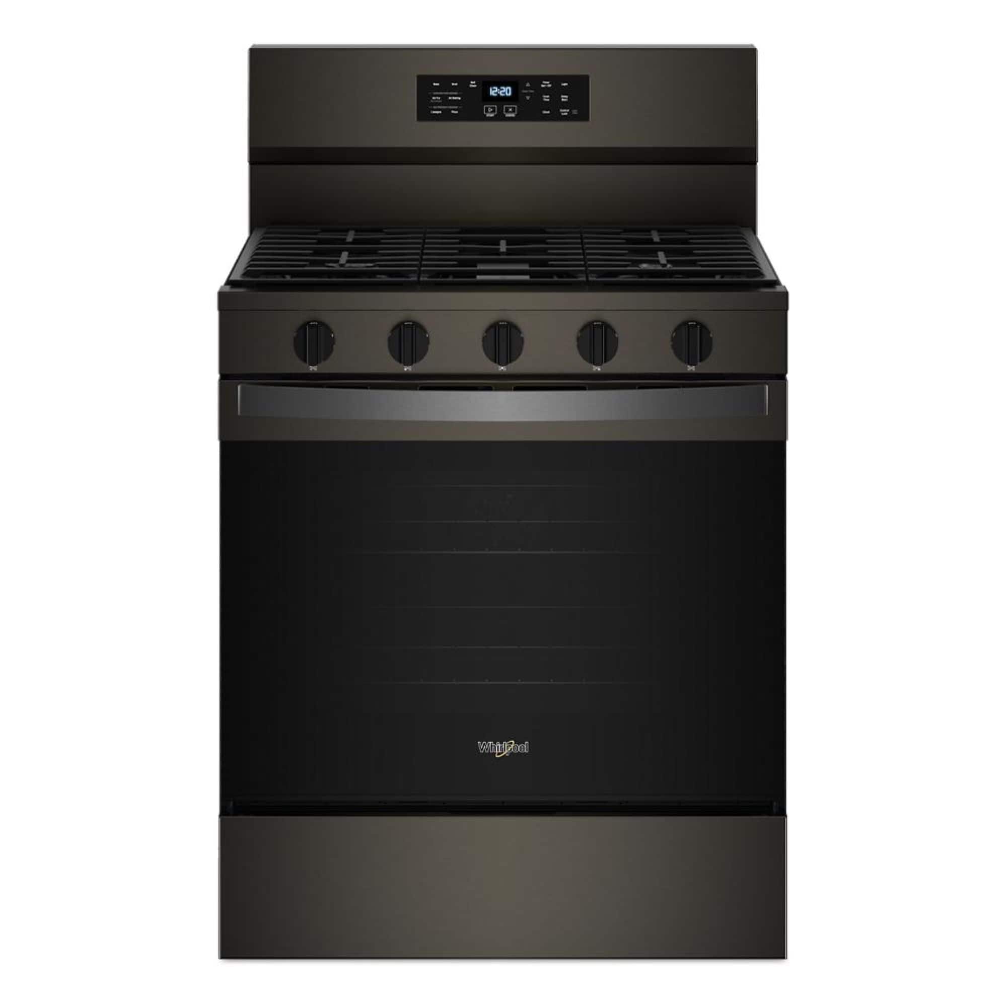 Whirlpool - 5.0 Cu. Ft. Freestanding Single Gas Range with Air Fry and Air Baking - Black product image