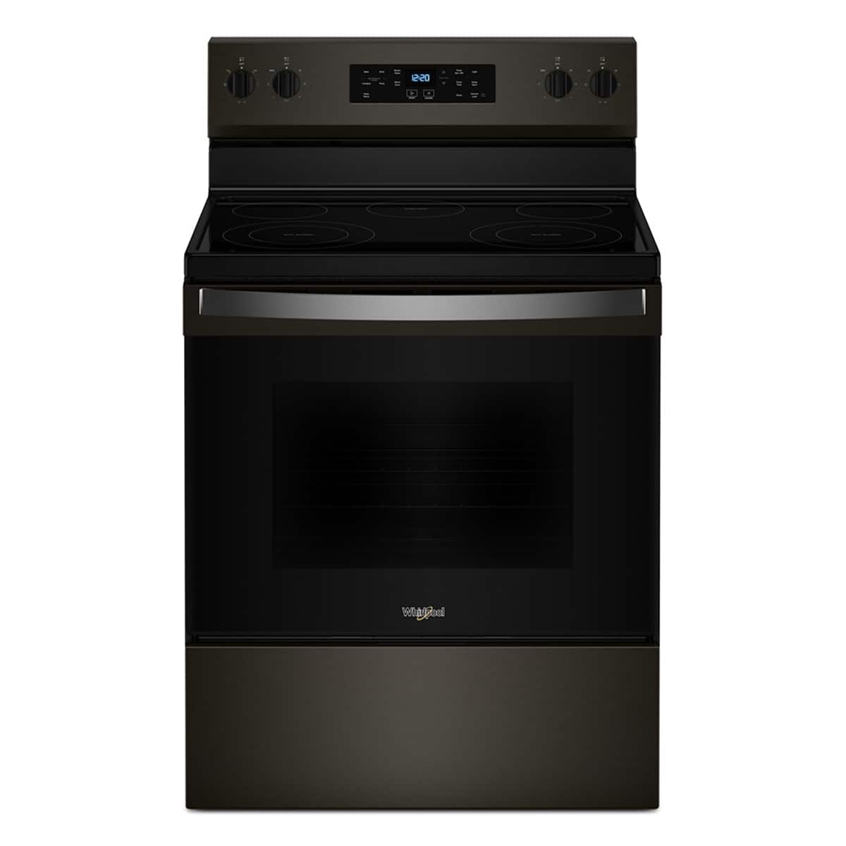 Whirlpool - 5.3 Cu. Ft. Freestanding Electric Range with Cooktop Flexibility - Black product image